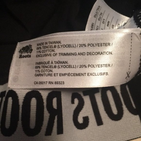 Roots cropped tee, crop top, cross front, twist front t-shirt - Picture 5 of 5